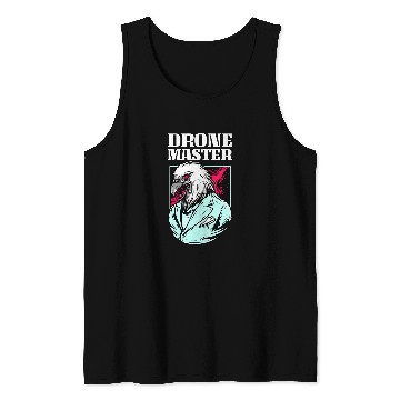 Discover Drone Life Master Bald Eagle Birdwatcher Quadcopter Pilot Tank Tops