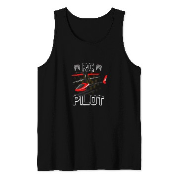 Discover Model Flight RC Helicopter Pilot Hobby Mini Helicopter Tank Tops