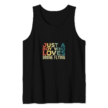 Discover Drone Flying Apparel Drone Pilot Quadcopter for Men Tank Tops