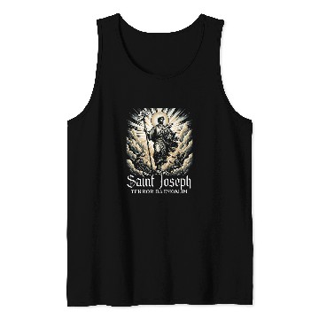 Discover Saint Joseph Catholic Father And Worker 17 Tank Tops
