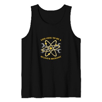 Discover Funny Physicist Science Scientist Quantum Physics Tank Tops