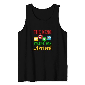 Discover Keno Casino Gamer Billiard Creative Keno Tank Tops