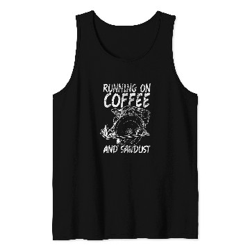 Discover Running Coffee Sawdust Woodworker Carpenter 1 Tank Tops