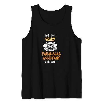 Discover This Is My Scary Paralegal Assistant Costume Tank Tops