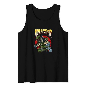 Discover Alice Cooper Comic Book Tank Tops