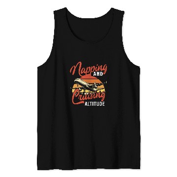 Discover Retirement Aviation Retired Pilot Airplane Airline Flight 7 Tank Tops