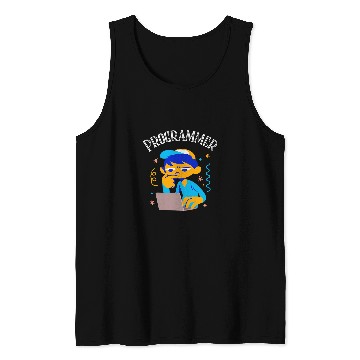 Discover Boy on Computer Programmer Career Student Tank Tops