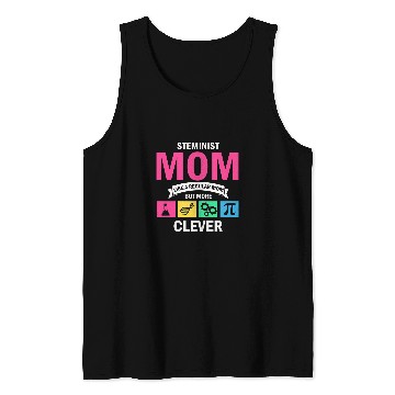 Discover Womens Steminist Science Designs for Female Stem Scientist 8 Tank Tops