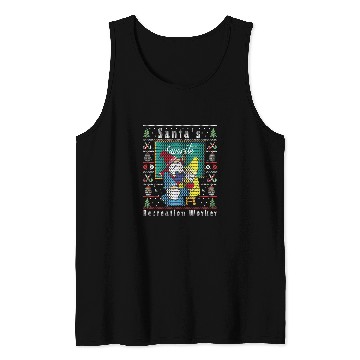 Discover Santas Elfs Ugly Christmas RecreationWorker Tank Tops