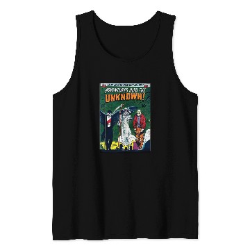 Discover Halloween Horror vintages Vampire Grim Reaper Comic Book Tank Tops