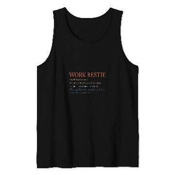 Discover Funny Work bestsie Definition CoWorker Colleague Tank Tops