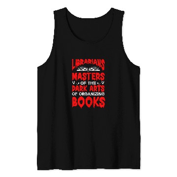 Discover Halloween Librarian Bookworm Book Nerd Reading Library Tank Tops