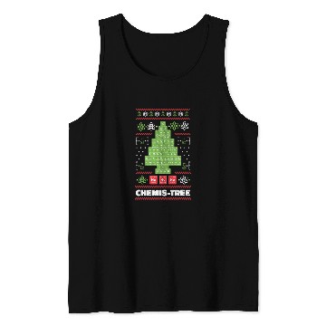 Discover Chemistry ChemisTree Christmas Gift For Student Tank Tops