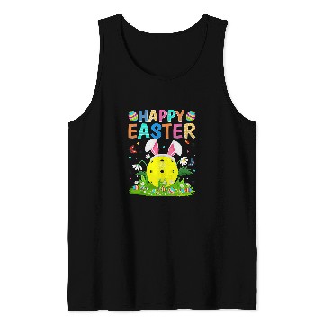 Discover Happy Easter Bunny Egg Funny Pickleball Easter Sunday Tank Tops