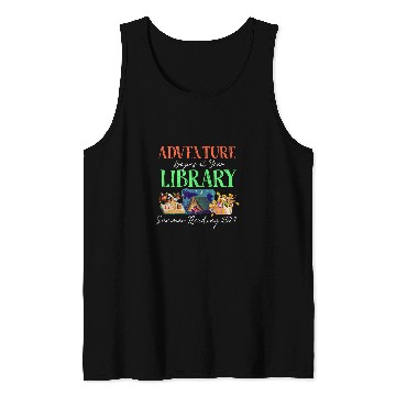 Discover Adventure Begins At Your Library Summer Reading Program 2024 2 Tank Tops
