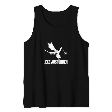 Discover EXE Run Sys Admin Programmer Computer Student Developer Tank Tops