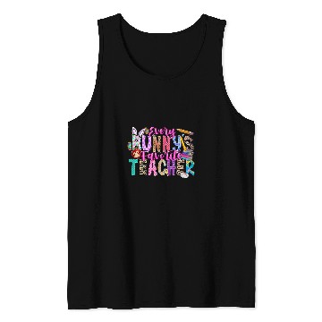 Discover Every Bunnys Favorite Teacher Happy Easter Teacher Student Tank Tops
