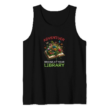 Discover Adventure Begins At Your Library Summer Reading 2024 Books 2 Tank Tops