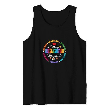 Discover Intervention Teacher Team Early Intervention Therapist 5 Tank Tops