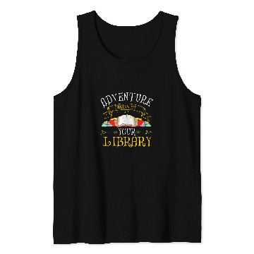 Discover Adventure Begins At Your Library Summer Reading 2024 Books Tank Tops