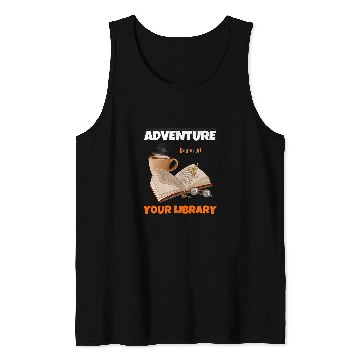 Discover Adventure Begins At Your Library Summer Reading Program 2024 8 Tank Tops