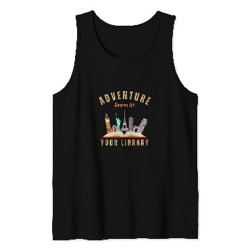 Discover Adventure Begins At Your Library Summer Reading Program 2024 11 Tank Tops