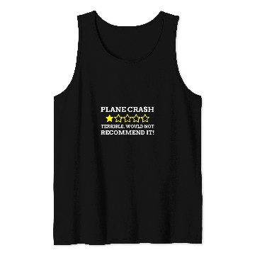 Discover Funny Plane Crash Tank Tops