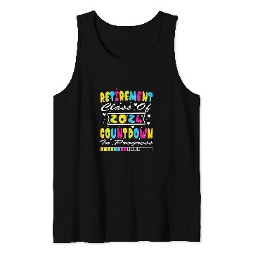 Discover Retirement Class Of 2024 Countdown In Progress Tank Tops