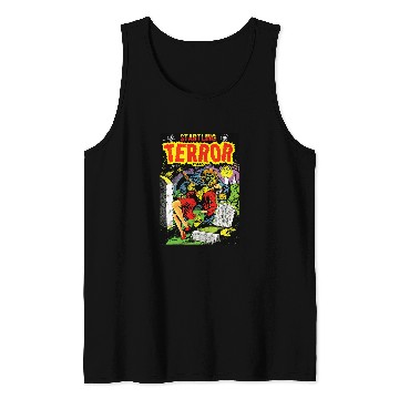 Discover Halloween Horror vintages Werewolfs Comic Book Retro Scary 1 Tank Tops