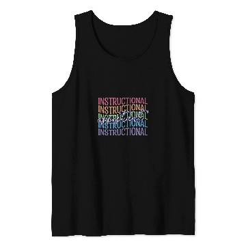 Discover Instructional Assistant School Teacher Assistant 7 Tank Tops