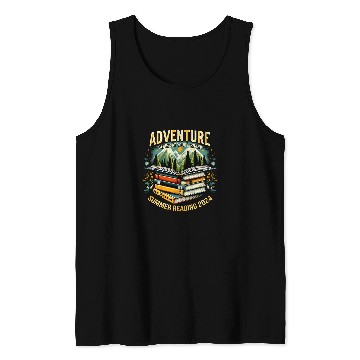 Discover Adventure Begins At Your Library Summer Reading Activities Tank Tops