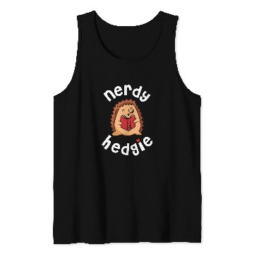 Discover Hedgehog Book Tank Tops