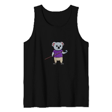 Discover Koala Billiard Ball Snooker Pool Player Billiard Champ Tank Tops