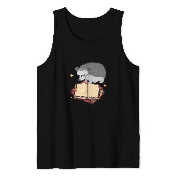 Discover Hedgehog Book Reading Tank Tops