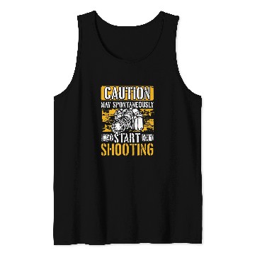 Discover photographer humor caution camera lense photography Tank Tops