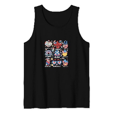 Discover Speech Language Pathologist 4th Of July Speech Therapy SLP Tank Tops