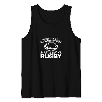 Discover Les Dieux Font Du Rugby XV De France Rugby Gift Tank Tops