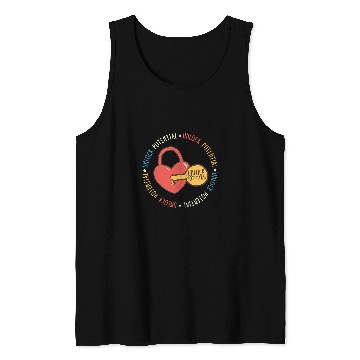Discover SPED Teacher Unlock Potential Neurodiversity ASL SPED Teache Tank Tops
