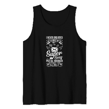 Discover Sexy Postal Worker Mailman Postal Carrier Post Love 2 Tank Tops