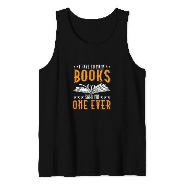 Discover Bookworm Reading Lover Books Cats Tea 1 Tank Tops