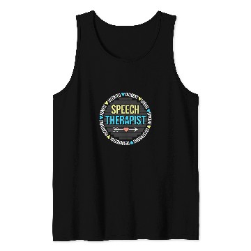 Discover Speech Language Pathologist SLP Speech Therapist Tank Tops