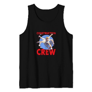 Discover Mens Construction Crew Construction Worker 1 Tank Tops