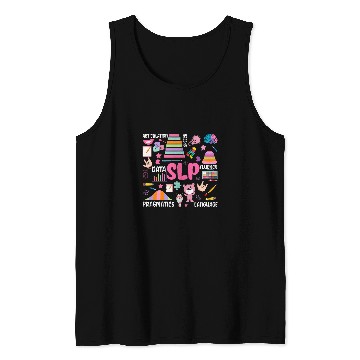 Discover Speech Language Pathologist Pediatric Scope of Practice SLP 7 Tank Tops