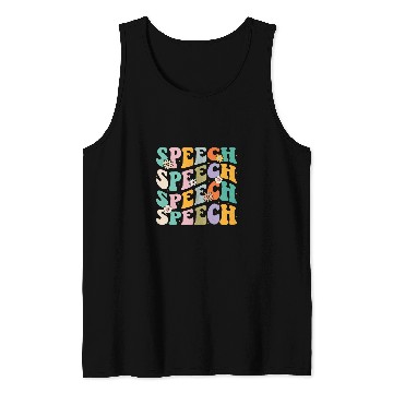 Discover Speech Therapy Speech Language Pathologist Therapist SLP 2 7 Tank Tops