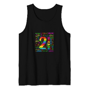 Discover Pop It 2nd Grade Typography Back To School Student Teacher Tank Tops