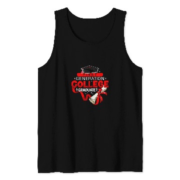 Discover First Generation College Student FirstGen College Graduate 2 Tank Tops