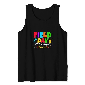 Discover lets do this field day thing teacher student school Tank Tops