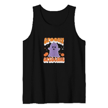 Discover Speech Therapy Halloween Spooky Speechie ghosts SLP Tank Tops