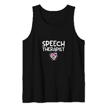 Discover Speech Therapist Slp Language Special Education Teacher Tank Tops