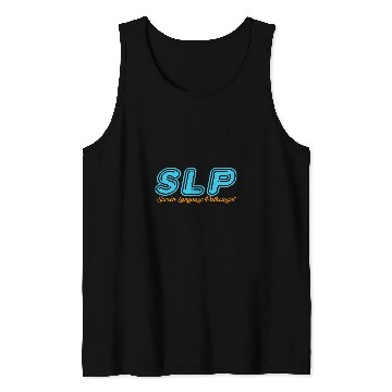 Discover Speech Therapy Speech Language Pathologist Therapist SLP 3 Tank Tops